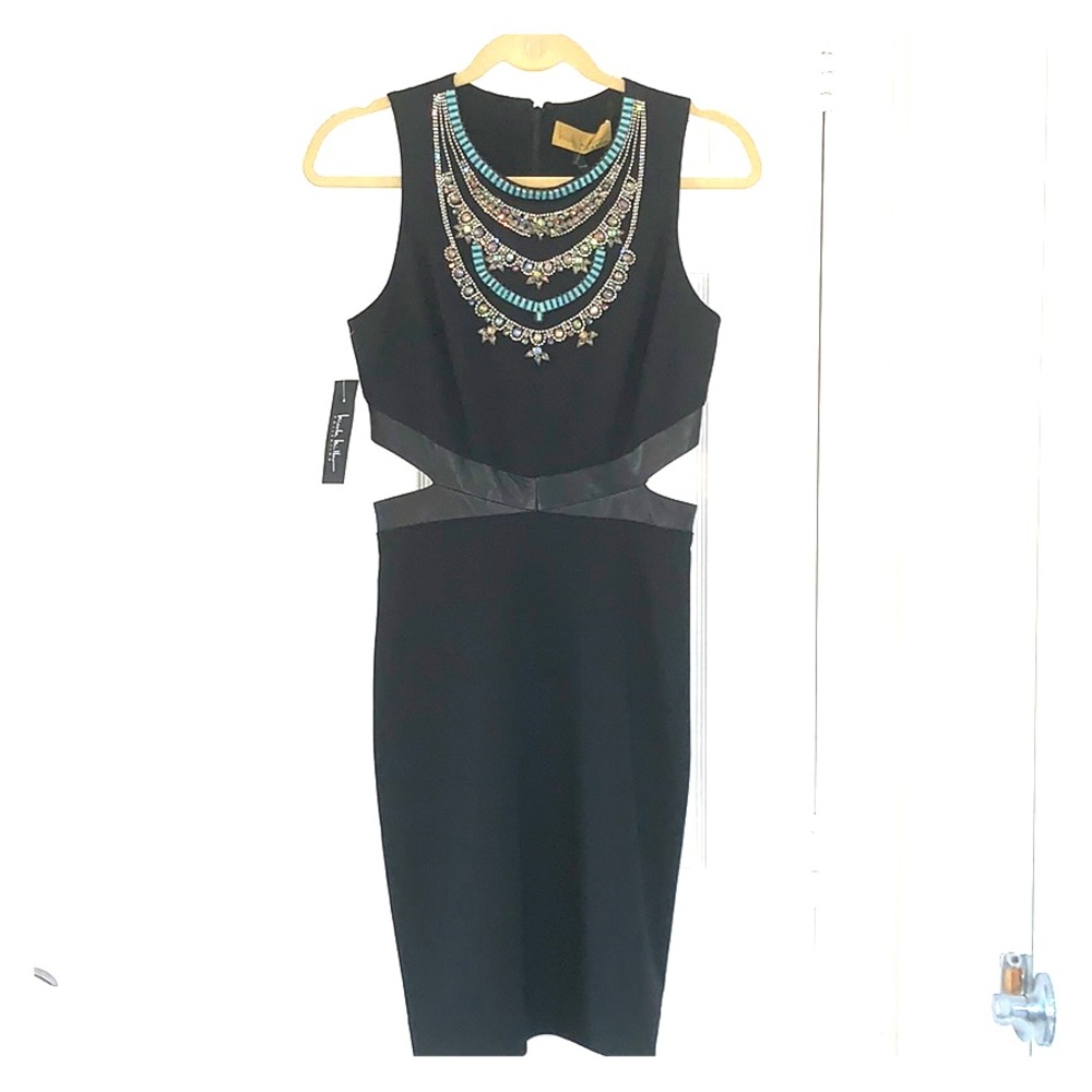 Black cutout dress